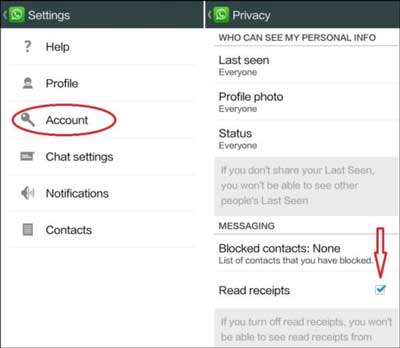 غیرفعال کردن قابلیت "دیده شده پیام ها" در واتساپ