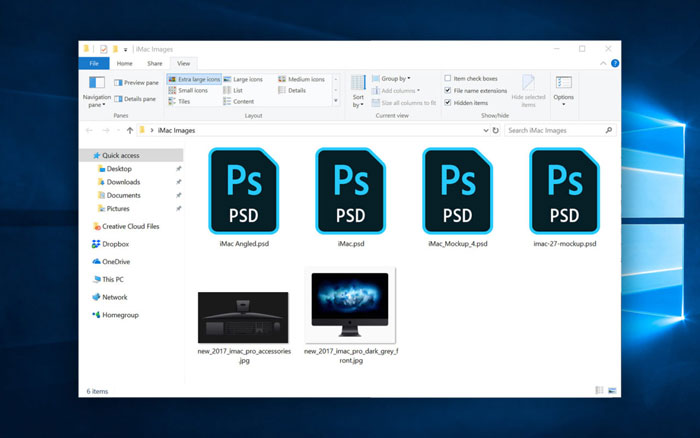 افزودن پیش‌ نمایش آیکون فایل‌های PSD به فایل اکسپلورر ویندوز 10 